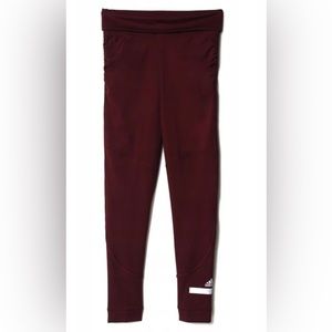 Adidas Stella McCartney burgundy leggings size L